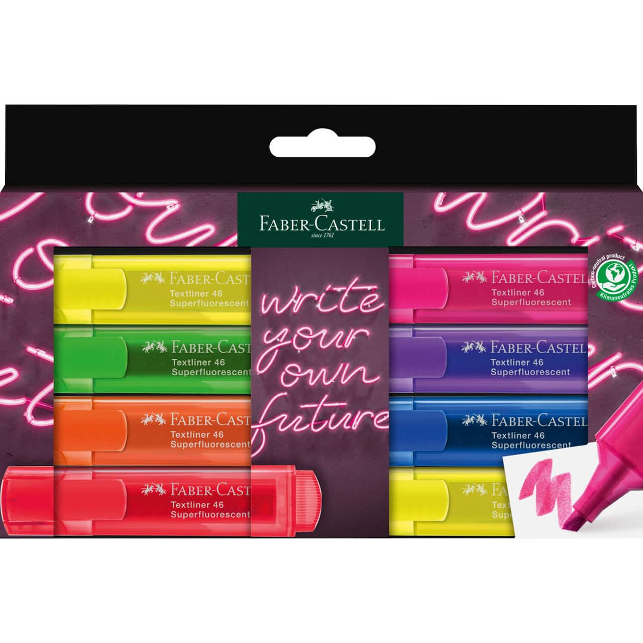 Faber-Castell® 8 Color Textliner 46 Highlighters